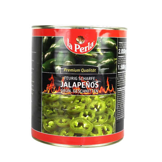 Jalapenos,gün, in scheiben 6/A10 La perla premium