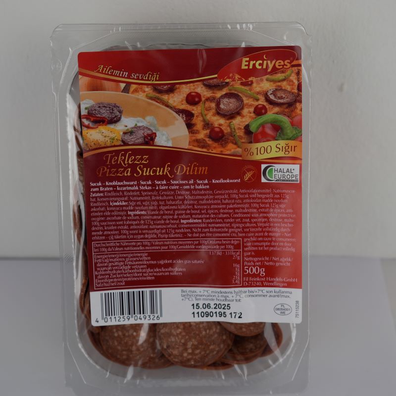Sucuk dilim 500g